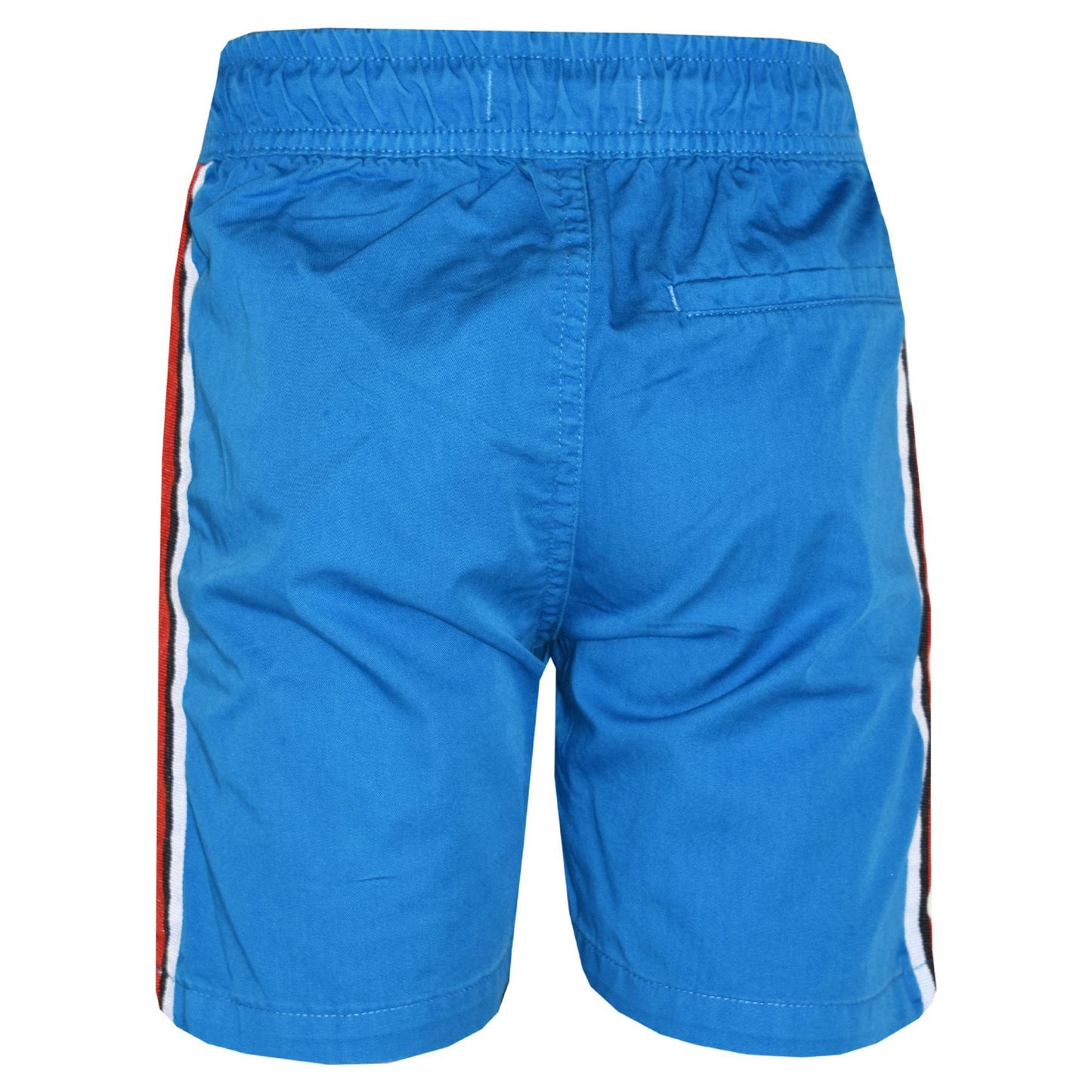 Kids Boys Girls Chino Shorts Contrast Stripes Knee Length Half Pant Age 5-13 Yr