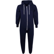 Kids Boys Girls Unisex Onesie Super Soft Fleece Hooded Zip Up Jumpsuit Loungewear Costume