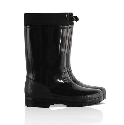Kids Girls Boys Wellies Wellington Twin Tread Rainboot Non Slip Waterproof Shoes