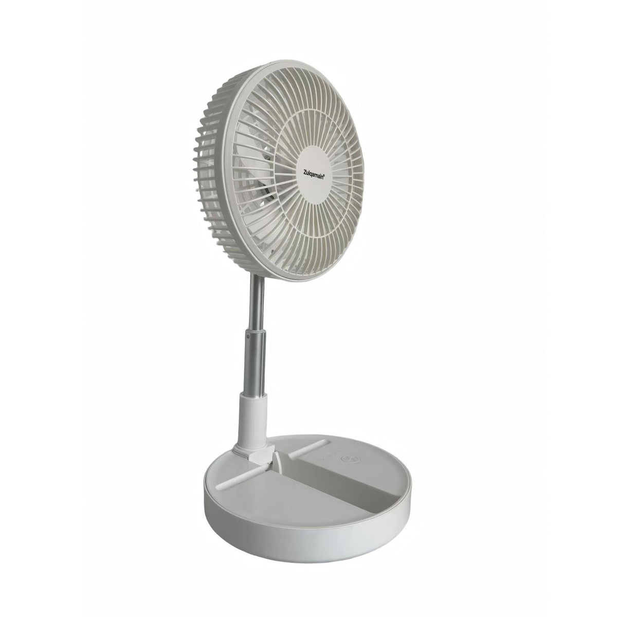8 Inch USB Foldable Desk Fan Portable White Cooling Fan with Adjustable Height