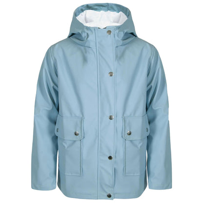 PU Raincoat Jacket Windbreaker Waterproof Parka Hooded For Girls Boys Age 5-13 Years
