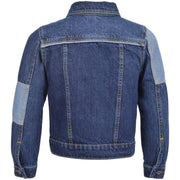 Mens Jacket Fashion Denim Jacket Long Sleeves Bomber Coat for Mens S,M,L,XL,XXL