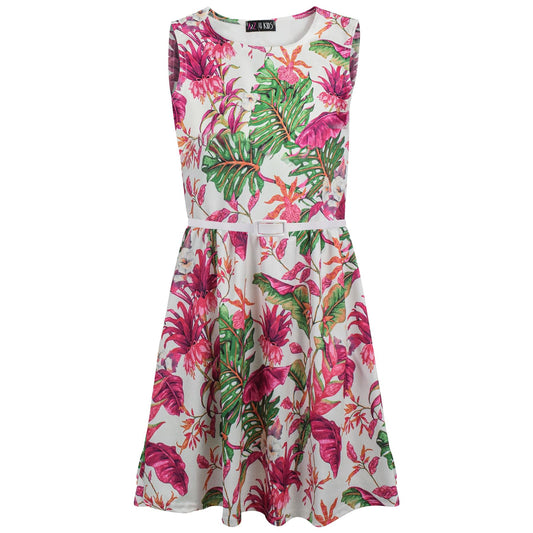 A2Z 4 Kids Girls Skater Dress Sleeveless Comfortable  Lightweight Summer Dress