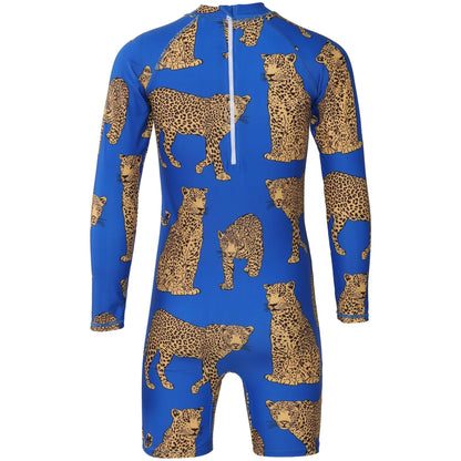 Kids Girls Leopard Swimsuit Surfing Diving Comfortable Quick Dry Swimwear Suit