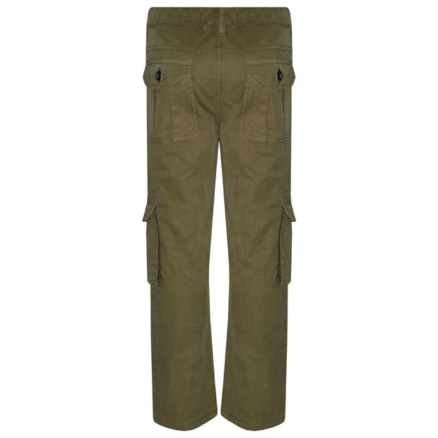 A2Z 4 Kids Boys Trouser Designer Youth BDU Ranger 6-Pocket Olive Combat Cargo Trousers Fashion Causal Jogging Pants New Age 5 6 7 8 9 10 11 12 13 Years