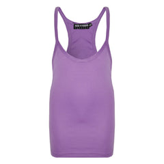 Kids Girls Childrens Vest Top Tank Top Fitted Age 5-6, 7-8, 9-10, 11-12,13 Years