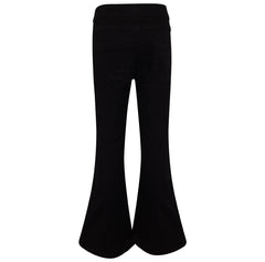Kids Girls Denim Jeans Comfort Stretchy Flared Bell Bottom Ripped Fashion Pants