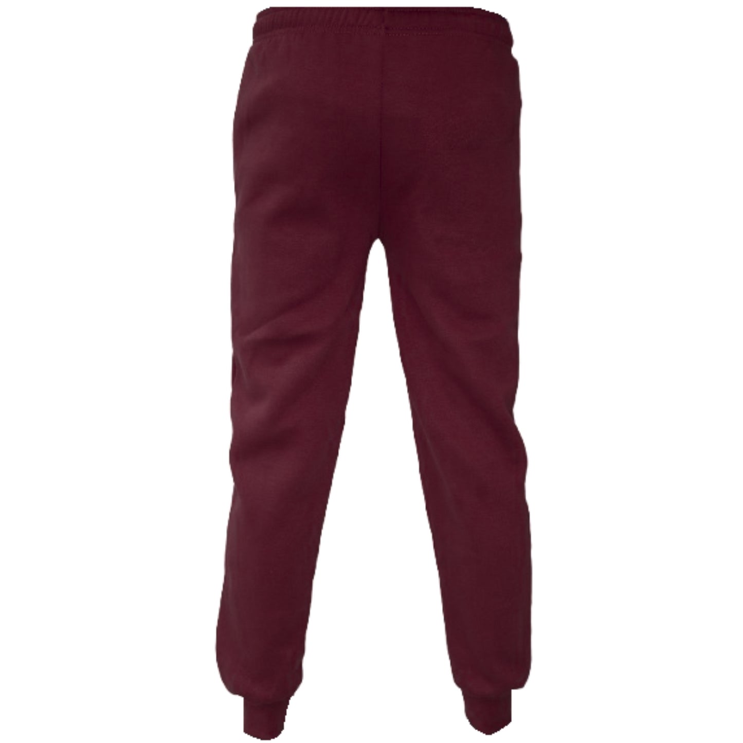 Boys Girls Fleece Trousers Bottoms With Zip Pockets Adjustable Waist Sports Wear