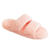 Women Fluffy Faux Fur Slipper Open Toe Warm Furry Cozy Slippers for Girls Shoes