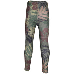 Kids Girls Legging Camo Leaves Print Summer Fashion Bottoms 7-13 Yr