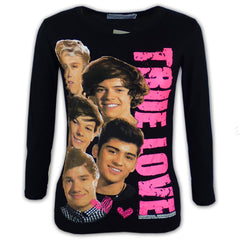 Kids Girls One Direction T Shirts Party Fashion Summer T-Shirt Tank Tops & Tees