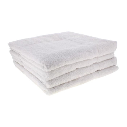 A2Z White Hotel Bath Mat Soft Absorbent Cotton Bathroom Floor Mat