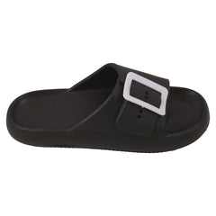 A2Z Girls Teens Open Toe Knitted Effect Lightweight Flat Ladies Walking Sliders