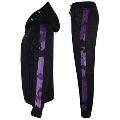 Kids Girls Boys Jogging Suit Fleece Hooded Hoodie Bottom Tracksuit Jogger 5-13Yr