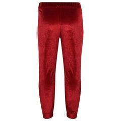 Kids Jogging Suit Girls Plain Velour Hoodie Bottom Lounge Suit Tracksuit 5-13 Yr