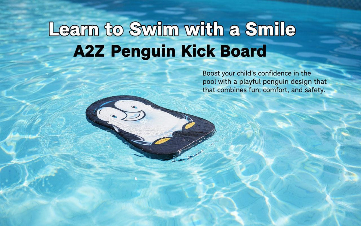 A2Z Animal Swimming Kick Board Penguin & Frog Design Training Aid for Beginners