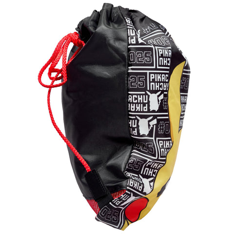 Officially Licensed Pokemon Pikachu Eva Character Trainer Bag Drawstring Gym Bag