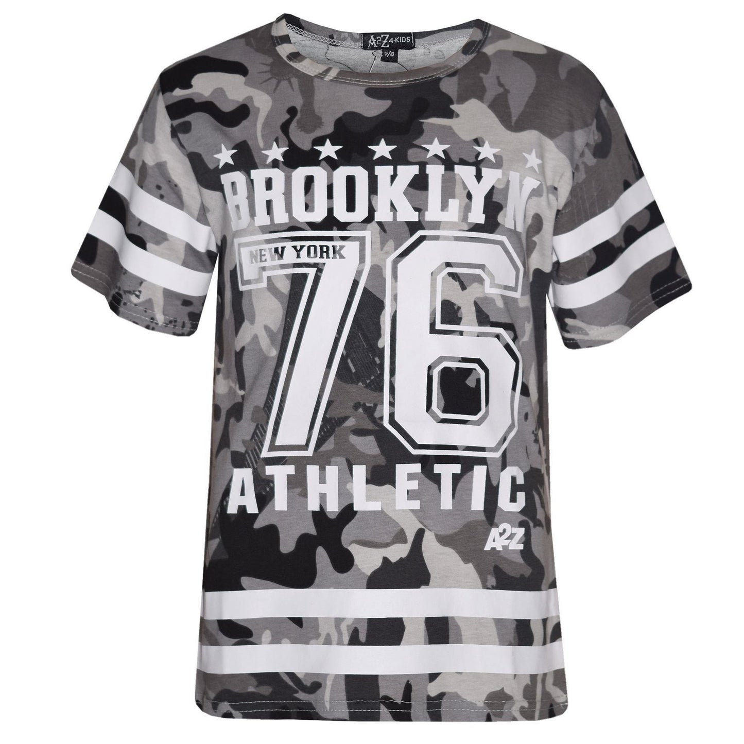 Girls Top Kids Designer's Brooklyn 76 Athletic T Shirt Top & Legging Set 7-13 Yr