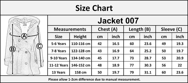 A2Z 4 Kids Kids Girls Parka Jacket Hooded Trench Coat Fashion Wool Blends Warm Padded Black Jacket Oversized Lapels Belted Cuffs Long Overcoat New Age 5 6 7 8 9 10 11 12 13 Years