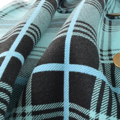 Ladies Shacket Checked Button Down Shirt Jacket Top Oversize Coat For Women