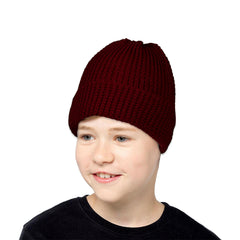 A2Z 4 Kids Girls Boys Hat Plain Cable Knitted Beanie Soft Winter Warm Skull Caps