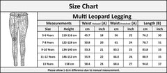 Kids Girls Midi Dress Multi Leopard Print Party Fashion Leggings Age 7-13 Years