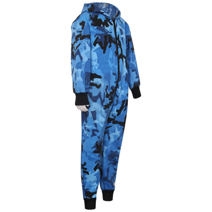 Kids Girls Boys A2Z Onesie One Piece Camouflage Print Jumsuit Playsuit 5-13 Year