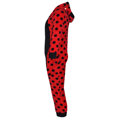 Kids Girls Boys A2Z Onesie One Piece Soft Fluffy Lady Bird Jumpsuit Costume 7-13