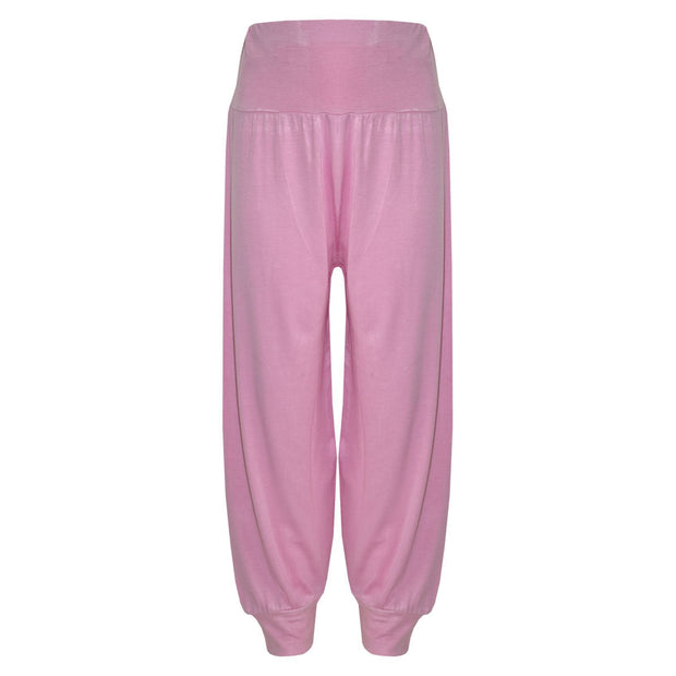 Kids Girls Ali Baba Style Plain Color Fashion Trendy Trouser 2-13 Years