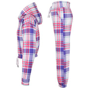 Kids Tie Dye Tracksuit Gym Cropped Hoodie Sweatpants Cord Set Girls Age 5-13