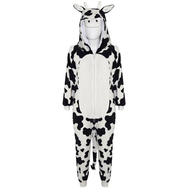 Kids Girls Boys A2Z Onesie One Piece Soft Fluffy Cow All In One Xmas Costume