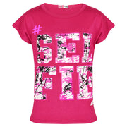 A2Z 4 Kids Girls Love Print Top Short Sleeve T-Shirt & Splash Print Fashion Leggings Set Age 5-13 years