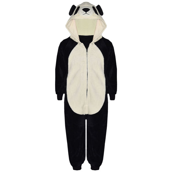 Kids Girls Boys A2Z Onesie One Piece Soft Fluffy Panda Halloween Costume 7-13 Yr