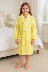 A2Z 4 Kids Girls Boys Towel Bathrobe Shawl Collar Soft for Age 5-13 Years