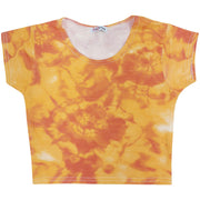 Girls Top Kids Tops Tie Dye Print Stylish Fahsion Trendy T Shirt Crop Top 5-13 Y