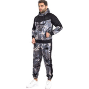 A2Z Mens Tracksuit Camouflage Print Hoodie with Joggers Sweatpants Casual Sports Activewear Set Adults S-3XL