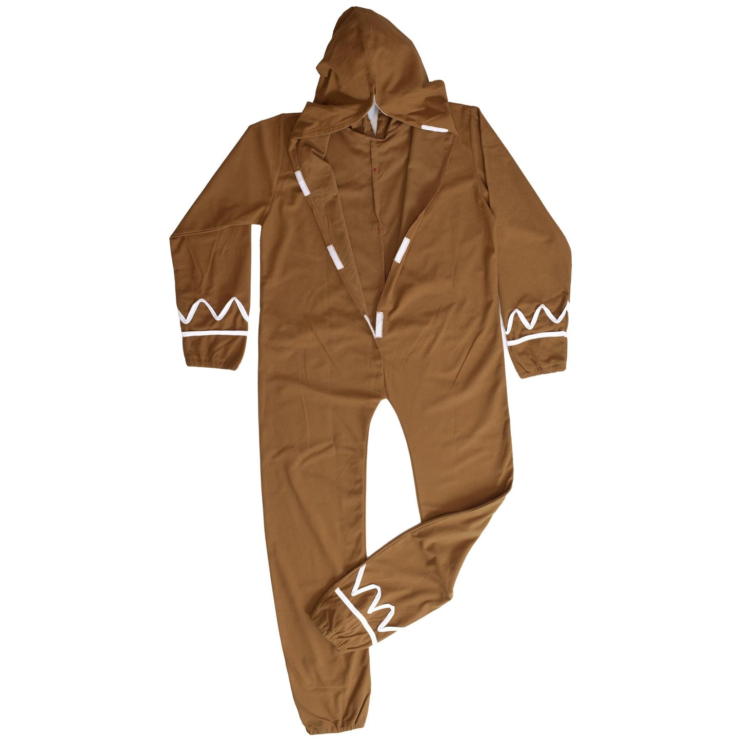 Girls Boys Gingerbread Man Costume Festive Xmas Stage Parties Christmas Outfit