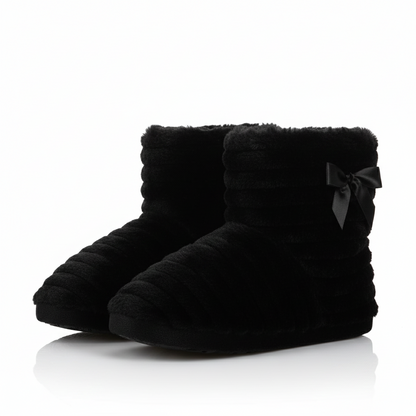 Ladies Slipper Cozy Memory Foam Bootie Novelty Warm Winter Knitted Ankle Boot