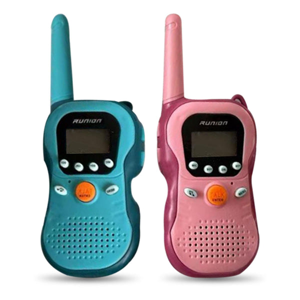 A2Z 4 Kids Walkie Talkies 3KM Range 2-Way Radio Toy Voice Changer Learning Play