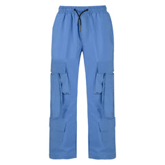 Kids Girls Cargo Trousers Elasticated Waist Comfortable Joggers Activewear Pants