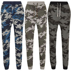 A2Z 4 Kids Girls Boys Camouflage Adjustable Drawstring Elasticated Waist Trouser
