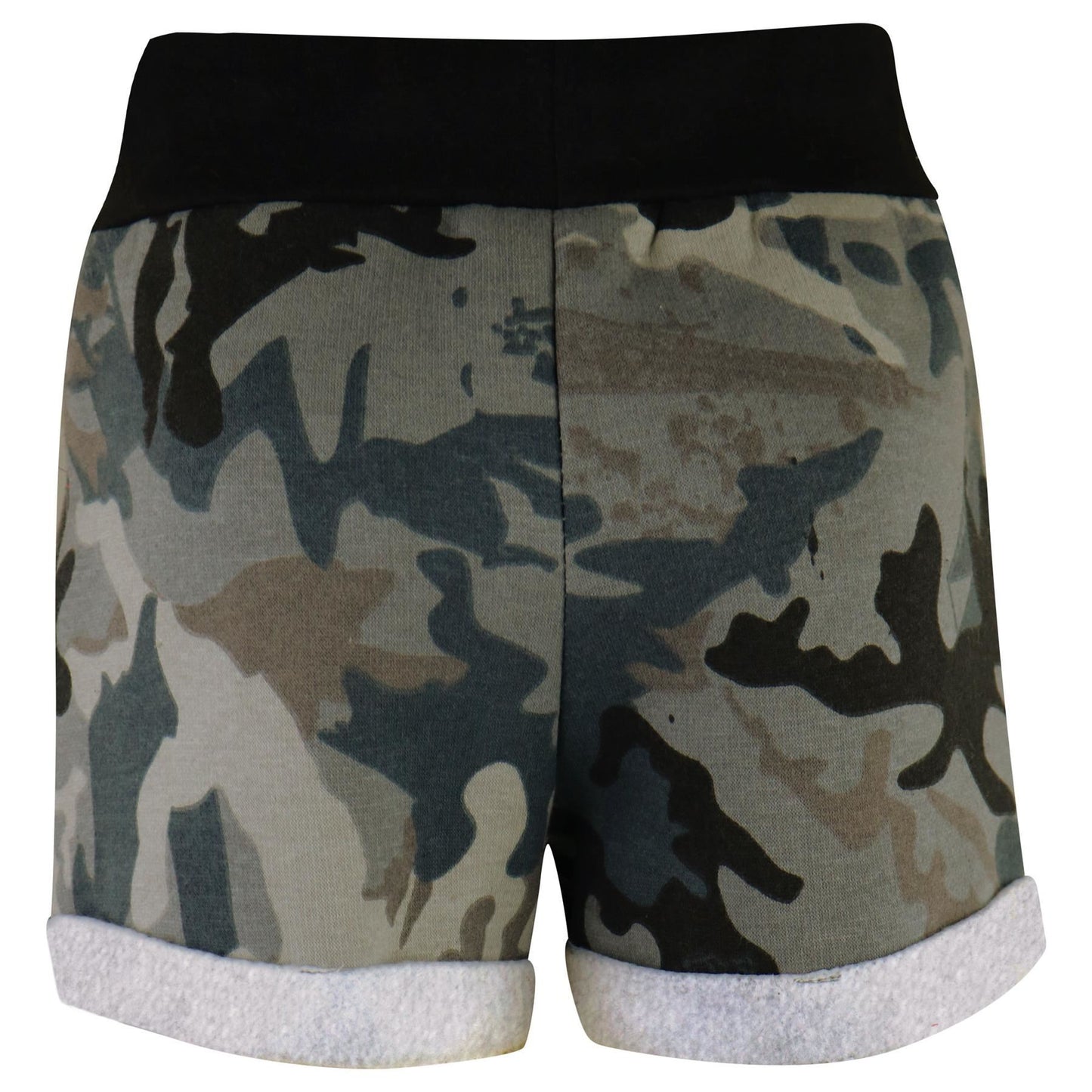 Kids Girls Shorts Fleece Camouflage Tartan Dance Gym Summer Hot Short Pants 5-13