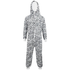 Kids Girls Boys A2Z Onesie One Piece Soft Fluffy Snow Leopard Jumpsuit 2-13 Year