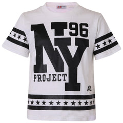 Kids Boys Girls T Shirt Short Set NY New York T-Shirt Top Shorts Set Age 5-13