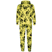 Kids Unisex Onesie Girls Boys Skull & Cross Bone Print Onesies All In One Jumpsuit PJ's New Age 5-13 Years - A2Z 4 Kids