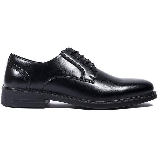 Mens Oxford Patent Boots PU Leather Lace Up Senior Boys High School Office Shoes