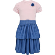 Kids Girls Summer Dress Casual Ruffle Party Dress Age 2-14