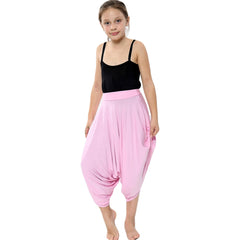 Kids Baggy Harem Trousers Ali Baba Style Tie Dye Yoga Casual Girls 5-13 Years