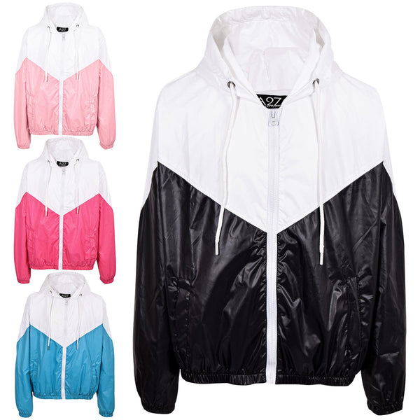 A2Z 4 Kids Boys Girls Windbreaker Shower Proof Contrast Lightweight Jacket