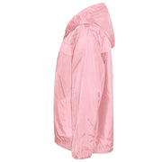 A2Z 4 Kids® Girls Boys Raincoats Jackets Kids Baby Pink Lightweight Kag Mac Waterproof Hooded Jacket Cagoule Rain Mac Age 5 6 7 8 9 10 11 12 13 Years